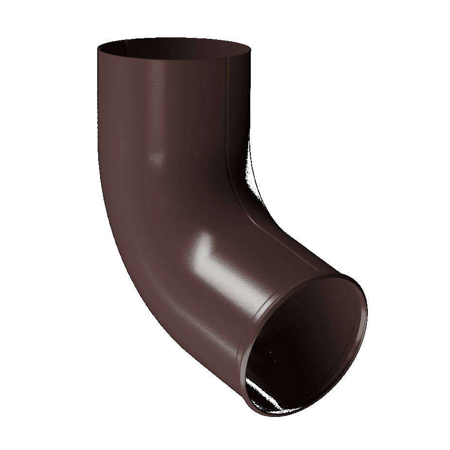 Docke STAL PREMIUM Отвод трубы D90 (Шоколад 8019)